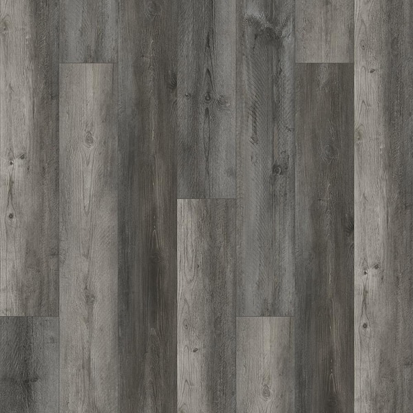 SELKIRK FLOORS Take Home Sample - 7.20 in. W x 4 in. L Urban Still Water Waterproof Click Lock Luxury Vinyl Plank Flooring