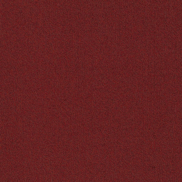 Mohawk Elite Red Commercial/Residential 24 in. x 24 in. Glue-Down or Floating Carpet Tile (24-Piece/Case) (96 sq. ft.)