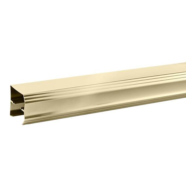 Delta 48 in. Sliding Shower Door Track in Polished Brass