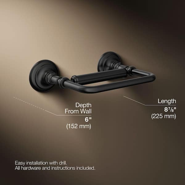 KOHLER Artifacts Wall Mounted Pivoting Toilet Paper Holder in
