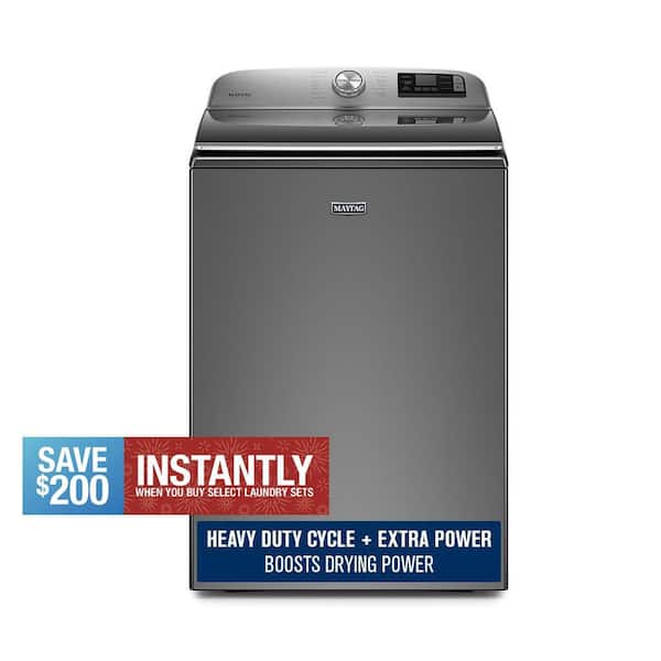 5.2 cu. ft. Smart Capable Metallic Slate Top Load Washing Machine with Extra Power, ENERGY STAR