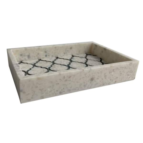 Sweet Home Collection Versailles Soap Dish Bathroom Accessory (1 Piece)