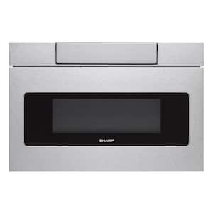 30 in. W 1.2 cu. ft. Built-In Microwave Drawer with Easy Touch Control in Real Stainless