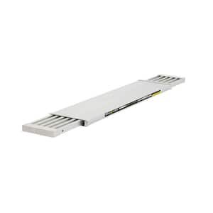 6 ft. to 14 ft. L, 250 lbs. Load Capacity Compact Aluminum Plank