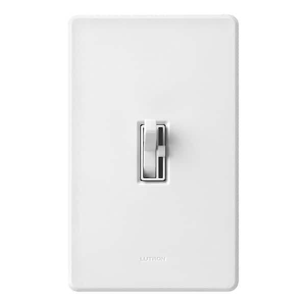 Toggler Dimmer Switch with Night Light, 1000-Watt, Single-Pole, White (AY-10PNL-WH)