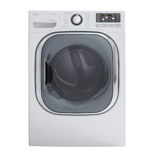 LG 7.4 cu. ft. Gas Dryer with Steam in White