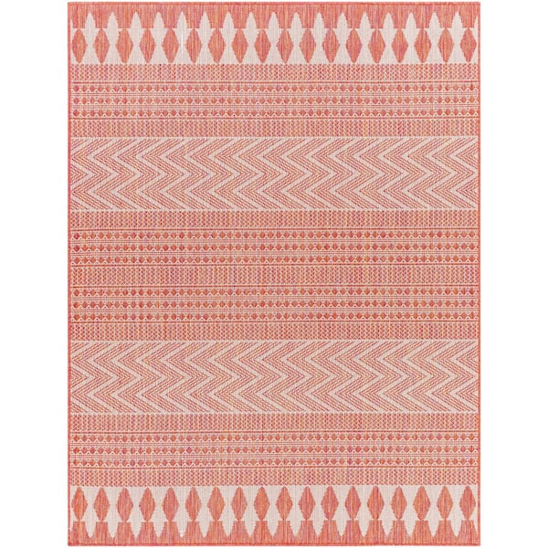 Artistic Weavers Long Beach Taupe/Brown Tribal 5 ft. x 7 ft. Indoor Outdoor Area Rug