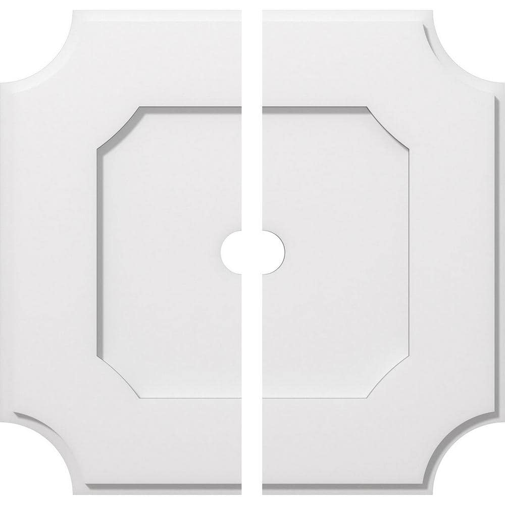 1 in. P X 13 in. C X 22 in. OD X 2 in. ID Locke Architectural Grade PVC Contemporary Ceiling Medallion, Two Piece price history on PriceWatchPro