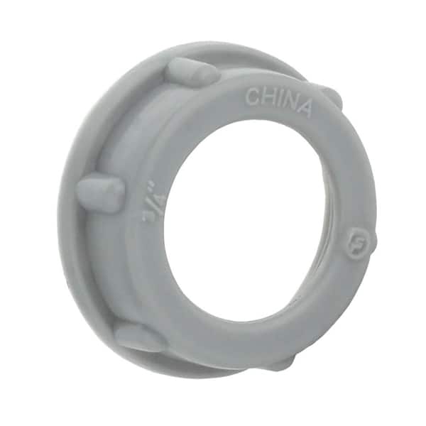 Commercial Electric 3/4 in. Rigid Metal Conduit (RMC) Plastic Insulating Bushing (4-Pack)