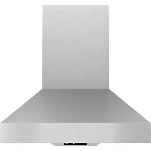 Podesta 30 in. 600 CFM Wall Mount Range Hood with LED Lights in Stainless Steel