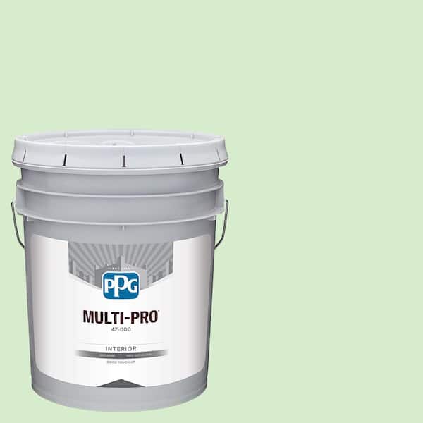 MULTI-PRO 5 gal. PPG1224-4 Lantana Lime Eggshell Interior Paint
