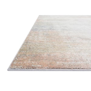 Lucia Mist 6 ft. 8 in. x 8 ft. 8 in. Transitional Polypropylene/Polyester Pile Area Rug