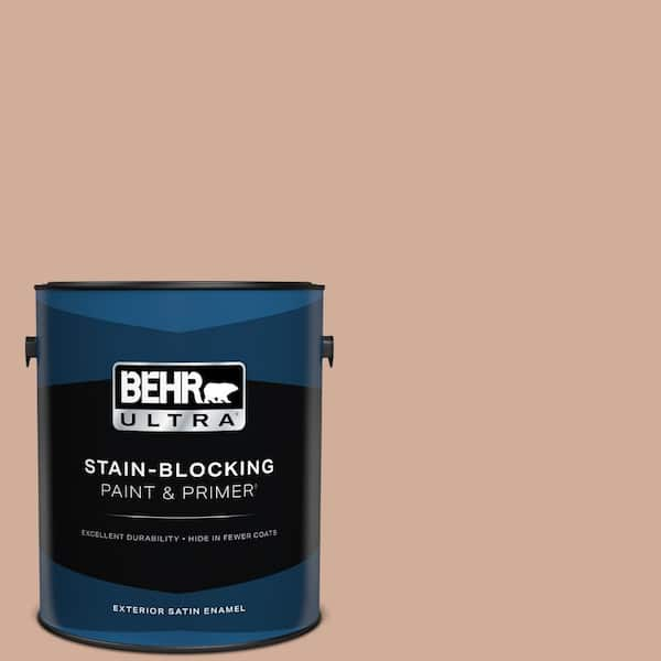 BEHR ULTRA 1 gal. #S200-3 Iced Copper Satin Enamel Exterior Paint & Primer