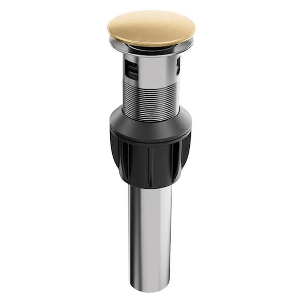 Palisades Push Button Drain in Champagne Bronze