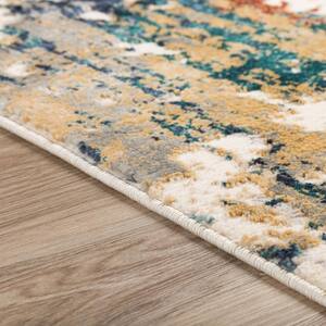 Gentry 26 Multi 1 Ft. 8 In. x 2 Ft. 6 In. Abstract Watercolor Accent Rug