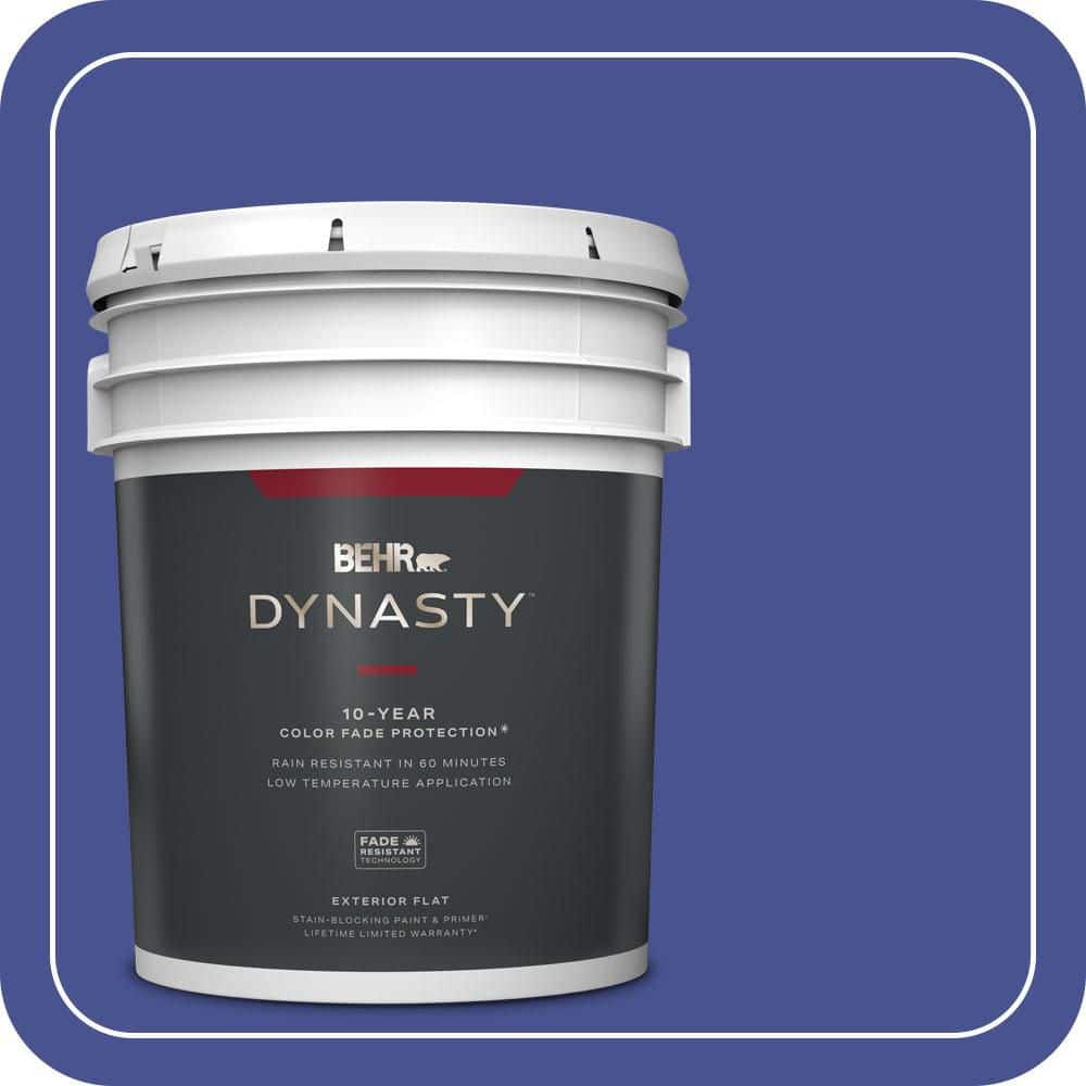 5 gal. #P540-7 Canyon Iris Flat Exterior Stain-Blocking Paint & Primer price history on PriceWatchPro