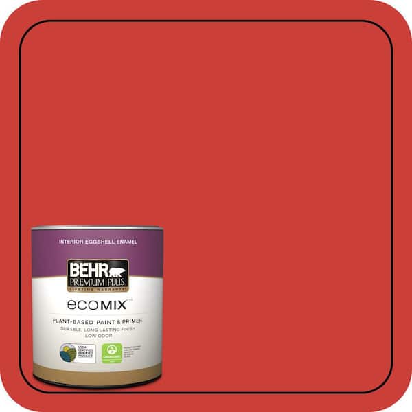 1 qt. #P170-7 100 Mph Eggshell Enamel EcoMix Plant-Based Interior Paint & Primer