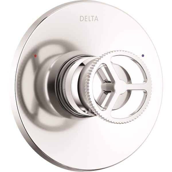 Delta Trinsic Wheel 1-Handle Wall Mount Valve Handle Trim Kit in Chrome (Valve Not Included)