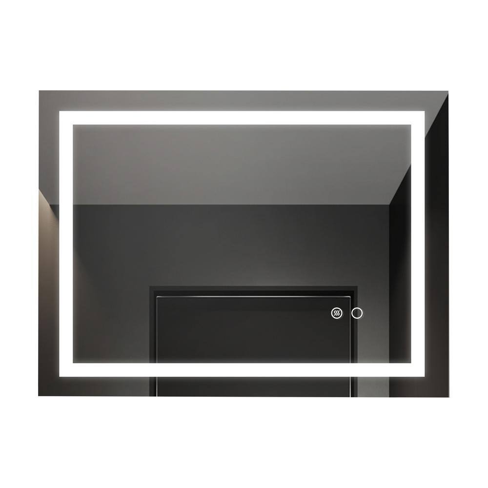 32 in. W x 24 in. H Large Rectangular Frameless Anti-Fog Wall-Mount Bathroom Vanity Mirror price history on PriceWatchPro
