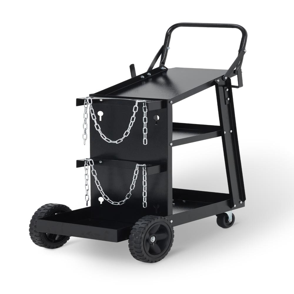 3 Tier Welding Cart, Heavy Duty Welder Cart, Rolling MIG Welder Cart for TIG, ARC, MMA, Plasma Cutter Welding Machine price history on PriceWatchPro