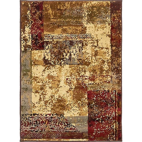 Unique Loom Barista Arusha Beige 2' 2 x 3' 0 Area Rug