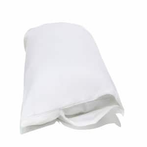 White All-Cotton Allergy Pillow Standard Covers (4-Pack)