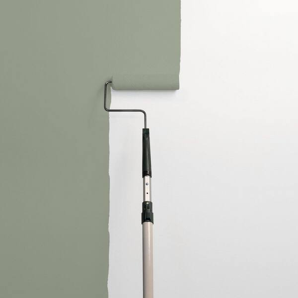 Glidden Premium 5 gal. Green Tea Leaf PPG1128-5 Satin Exterior