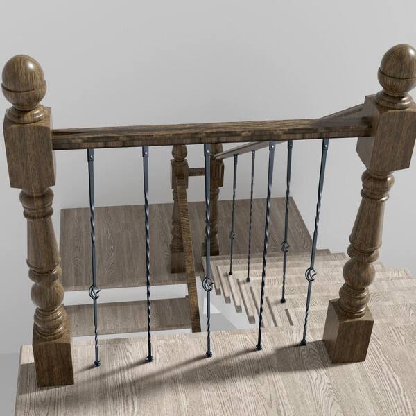 新品 正規品!!  SVOPES 10-Pack Balusters, Steel Galvanized in. 2.2 x in. 44 その他