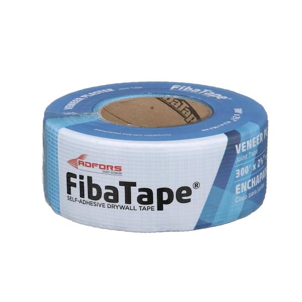 Saint-Gobain ADFORS FibaTape Veneer Plaster 2-3/8 in. x 300 ft. Self-Adhesive Mesh Drywall Joint Tape
