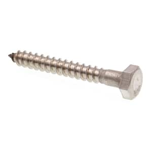 100 Qty 1/4" x 1-3/4" 304 Stainless Steel Hex Lag Bolt Screws BCP1205 