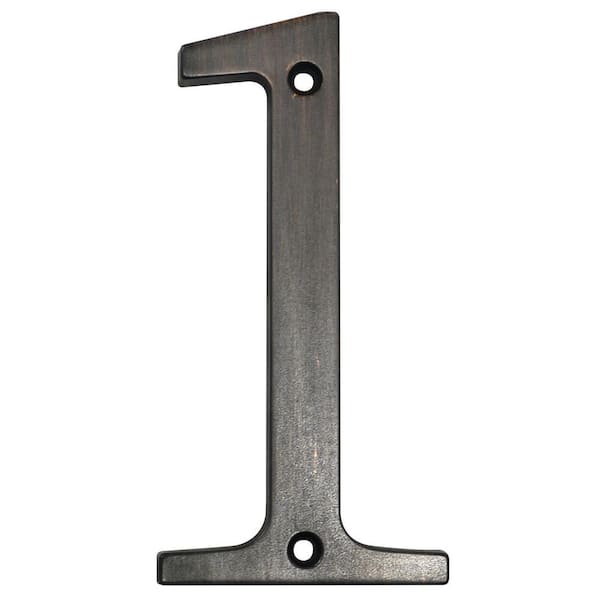 The Hillman Group 4 in. Distinctions Flush Mount Bronze Finish Number 1