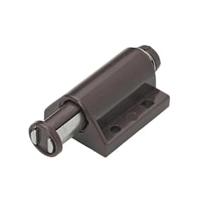 Single Magnetic Touch Latch, Brown (1-Pack)