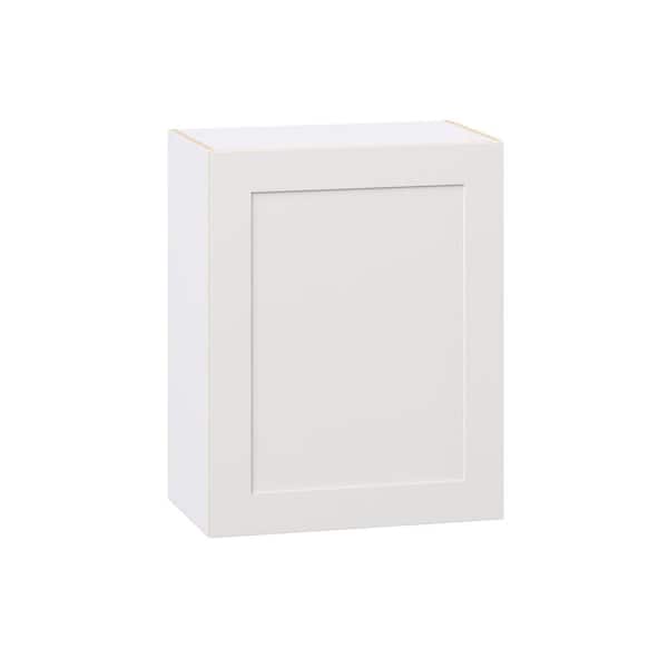 Roseland 24 in. W x 14 in. D x 30 in. H Assembled Shaker Wall Kitchen Cabinet in Warm White