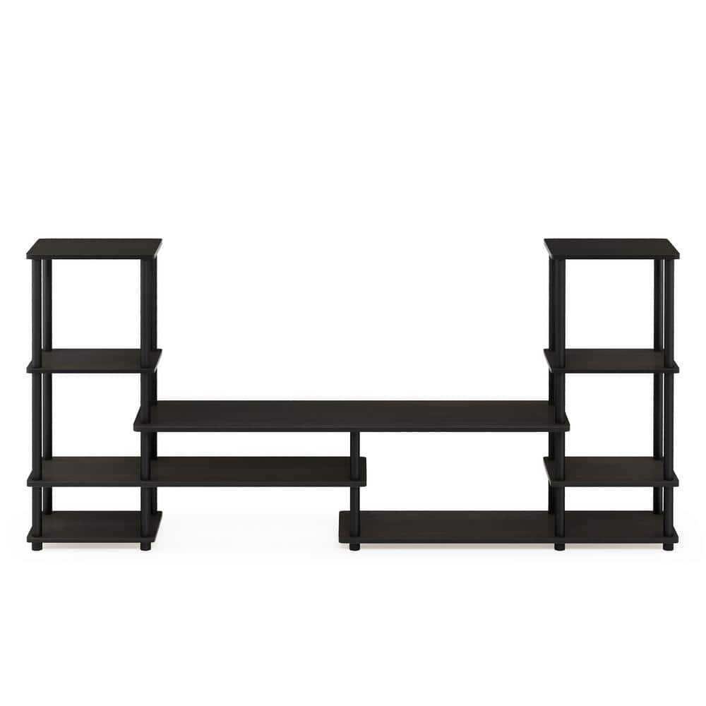 Espresso Black Particleboard Grand Entertainment Center