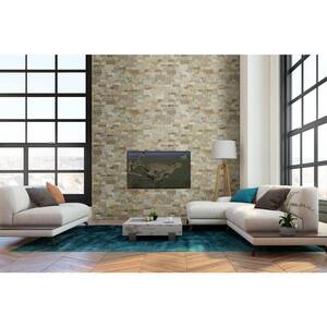 Picasso Ledger Panel 6 in. x 24 in. Textured Travertine Stone Look Wall Tile (6 sq. ft./Case)