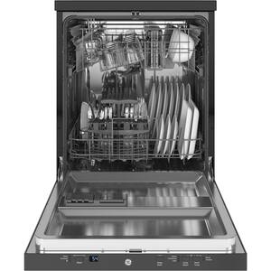 24 in. Stainless Steel Portable Dishwasher with 12 Place Settings Capacity and 54 dBA