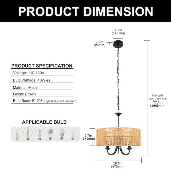 FallTech 6160512 - 5' Bolt-On Ladder Stanchion Anchor with