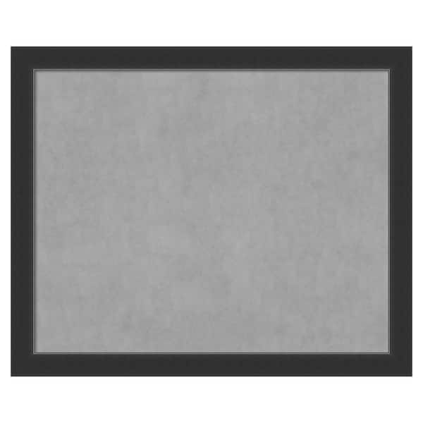 Amanti Art Corvino Black 45 in. x 37 in. Framed Magnetic Board