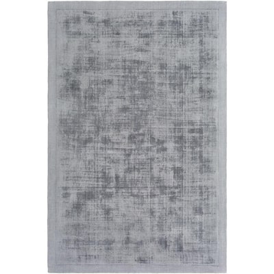 Silk Route Rainey Charcoal 8 ft. x 10 ft. Indoor Area Rug