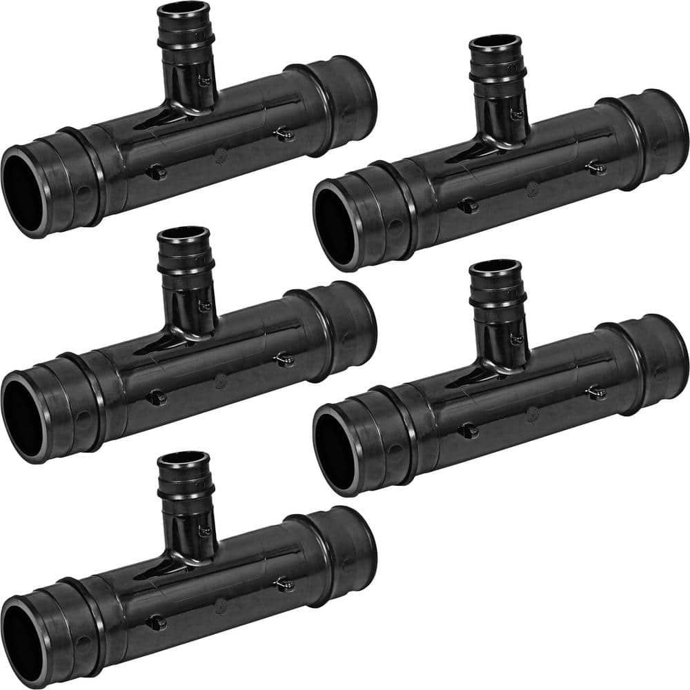 1-1/2 in. x 1-/2 in. x 3/4 in. PEX-A Reducing Tee Pipe Fitting Plastic Poly Alloy Expansion Barb in Black (Pack of 5) price history on PriceWatchPro