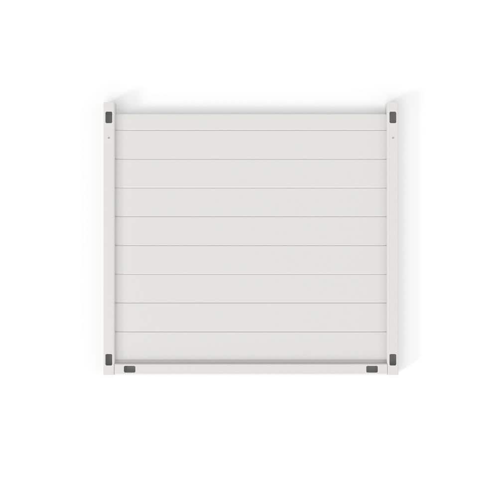 White Vinyl Winter Cover for Liberty Lattice AC Screen