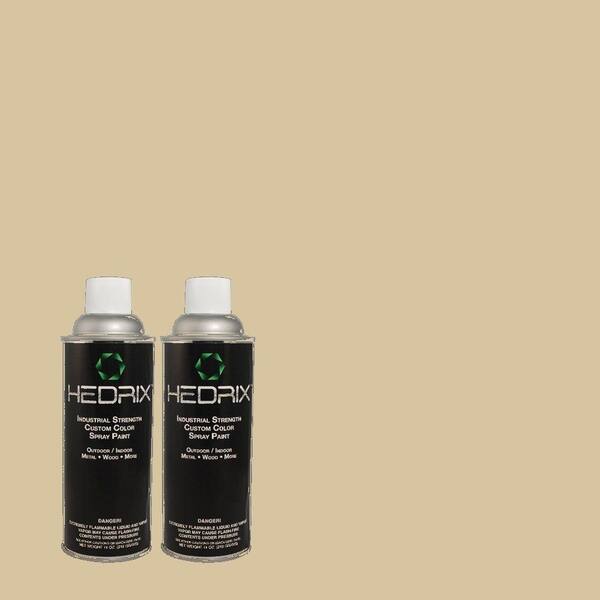 Hedrix 11 oz. Match of BHG-69 Tent Semi-Gloss Custom Spray Paint (2-Pack)