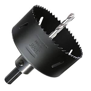 VIKITON 4-1/4 Inch Hole Saw With Dust Bowl – Bi-Metal Cutter For Recessed Lights, Drywall, Wood, Metal