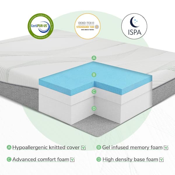 Columbia Cooling Gel Memory Foam Pillow - Comfortable and Supportive W