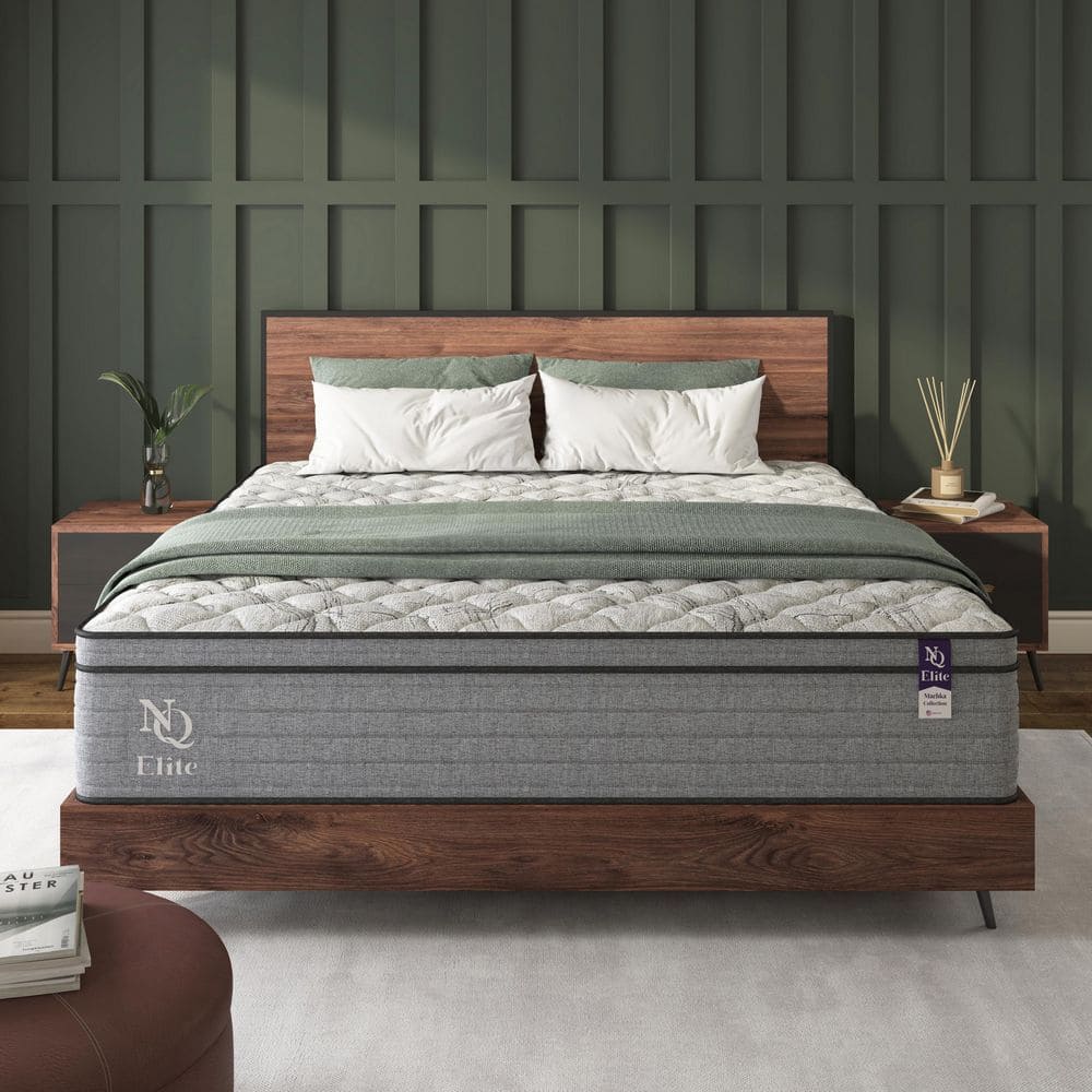 Elite Series King Medium Cooling Gel Memory Foam Hybrid Mattress 10 in. Breathable Motion Isolating Mattress price history on PriceWatchPro