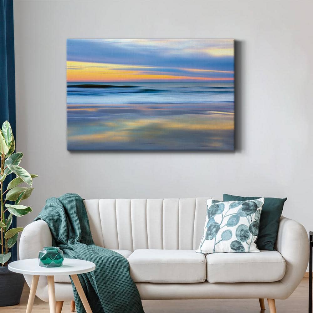 Pastel Sunset Scenic Landscape Canvas Wall Art, 12" x 18"