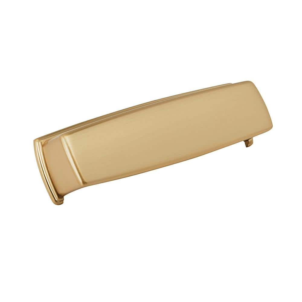 Amerock Kane 3-3/4 in. (96mm) Classic Champagne Bronze Cabinet Cup Pull ...