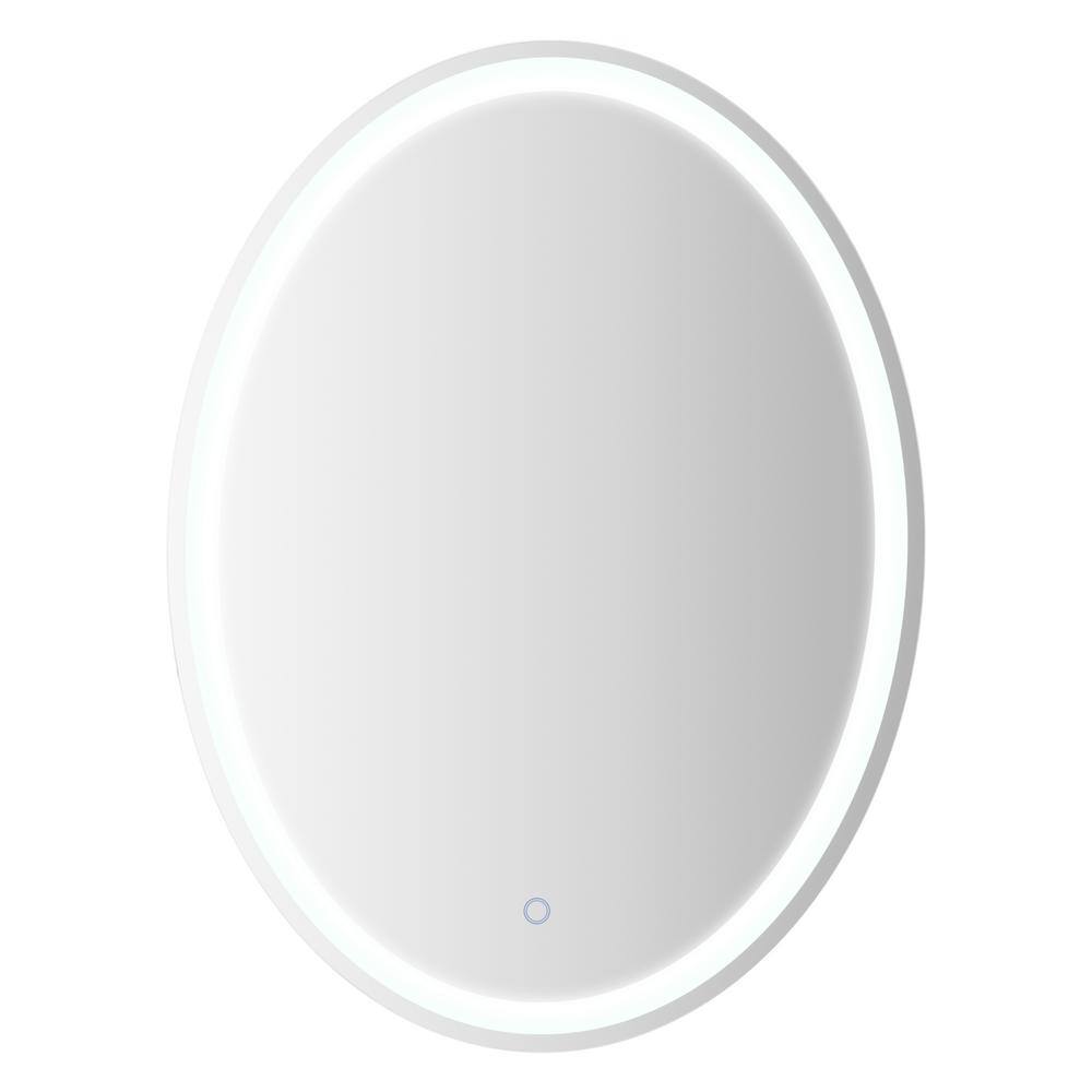 Dane Round Frameless Antifog LED Bathroom Vanity Mirror