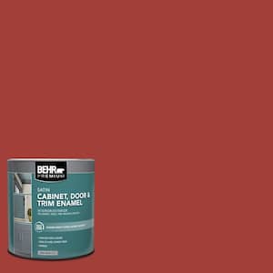 1 qt. #PPU2-16 Fire Cracker Satin Enamel Interior/Exterior Cabinet, Door & Trim Paint