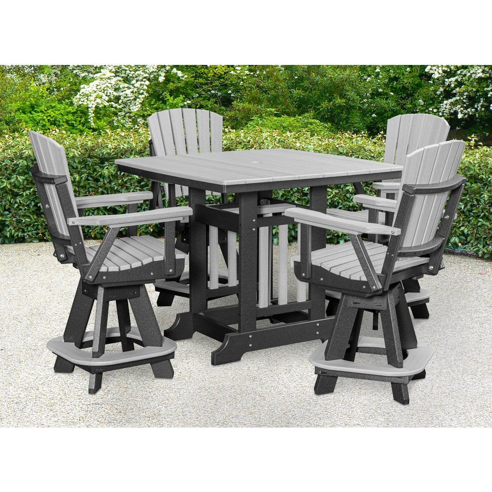 American Furniture Classics Adirondack Series Black 5-Piece High